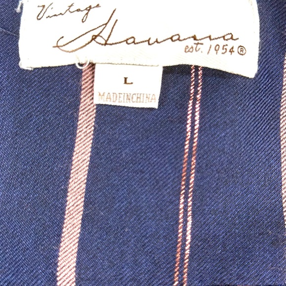 Vintage Navy Blue Blouse with Copper Accents 💃 - Picture 6 of 8